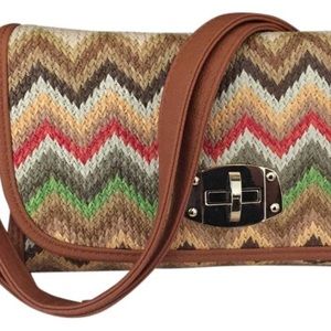 MMS Design Studio Straw Crossbody NWT